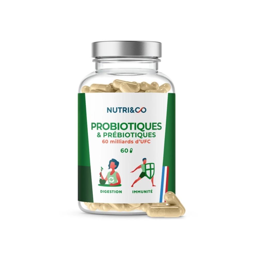 NutriaCo - Probiotiká a prebiotiká, 60 kapsúl - Lekáreň a zdravie