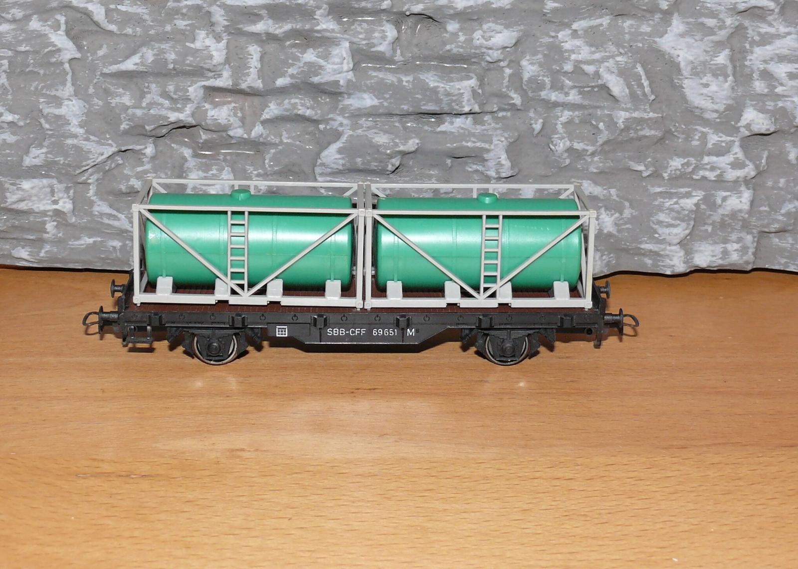 VAGÓNIK pre modelovú železnicu H0 veľkosti (k15) - Modelové železnice
