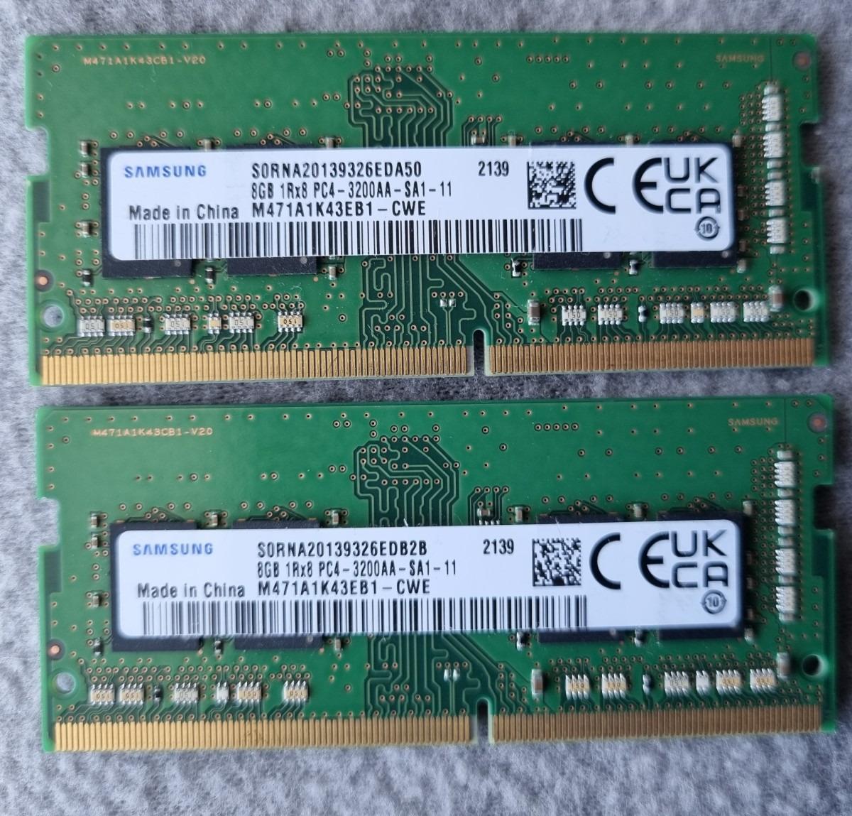 16GB DDR4 notebook RAM 3200MHz (2x8GB) - Notebooky, príslušenstvo
