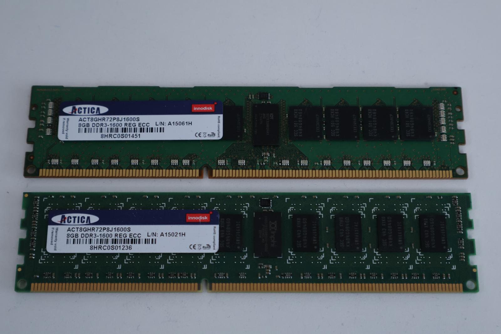 16GB (2x8GB) DDR3 RAM ECC, Záruka 12M, Faktura [I721] - Počítače a hry