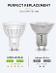 🔥 10KS GU10 LED Žiarovky, Teplá biela 3000K, 5.5W - Zariadenia pre dom a záhradu