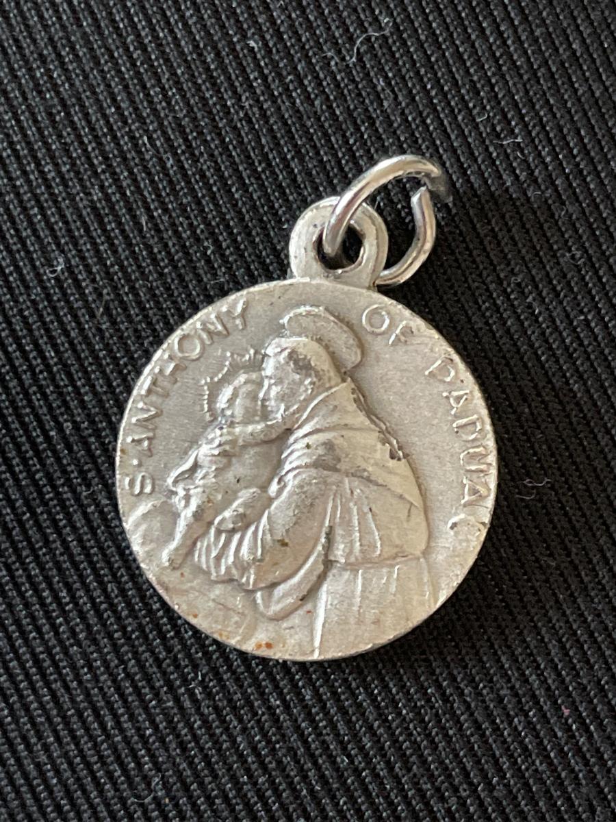 Relikviár svätý Antonín Stará relikviárová sviatostka medaily Vatikán - Starožitnosti a umenie