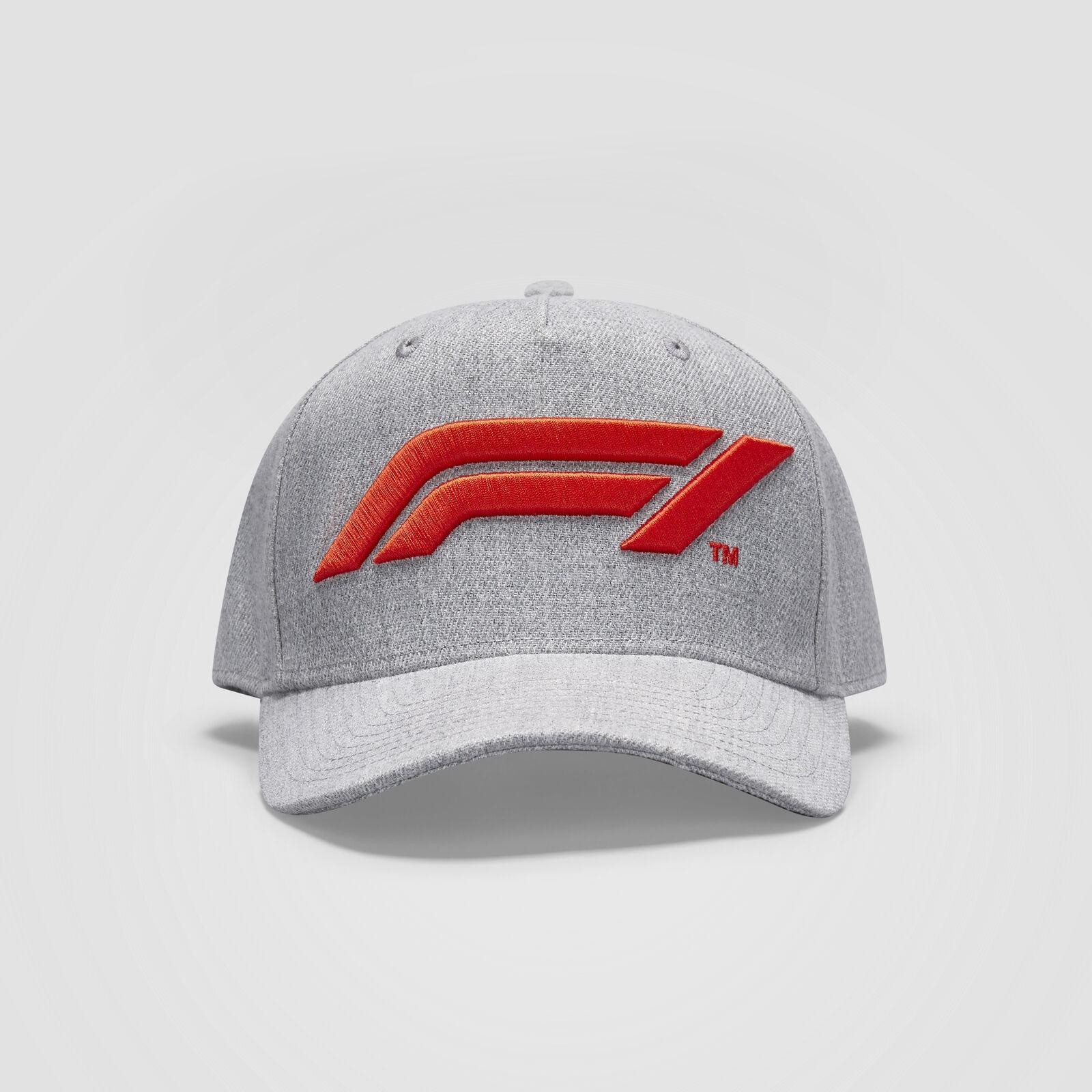 Šiltovka F1 Collection - Large Logo Baseball Cap, šedá - Auto-moto