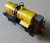 DB 2-osý kotlový vagón cisterna SHELL žltá PIKO PREFO vláčiky H0 č2 - Modelové železnice