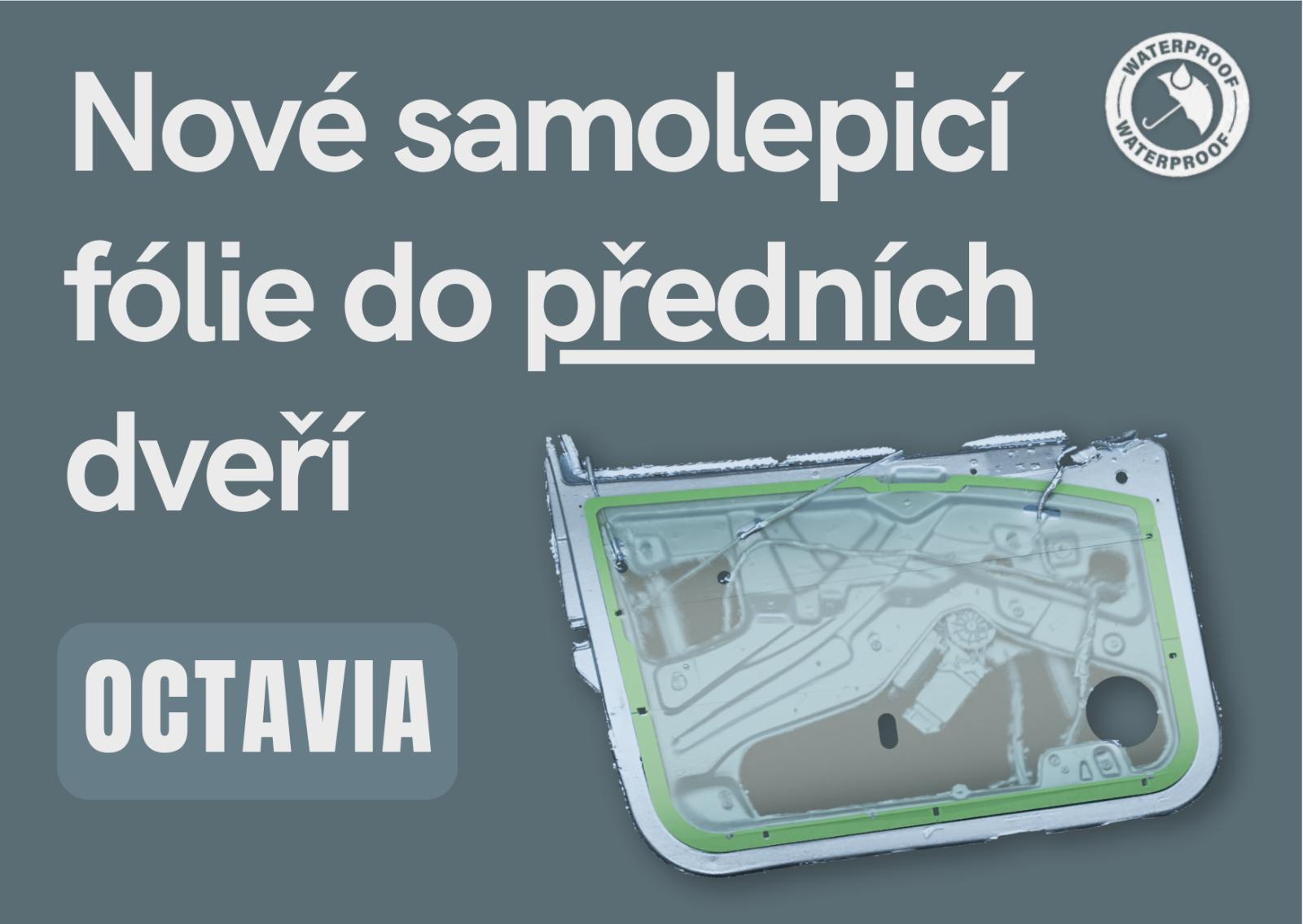 Octavia 1 - fólia do dverí (1x predný kus) - Auto-moto