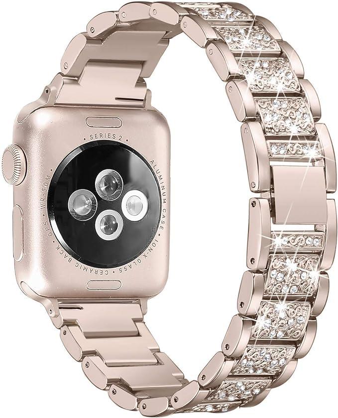 Náhradní pásek pro Apple Watch / zlatý / Od 1Kč |001| - Mobily a smart elektronika