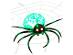 Nafukovací halloweensky pavúk TX10003DE, s pavučinou - A - Záhrada
