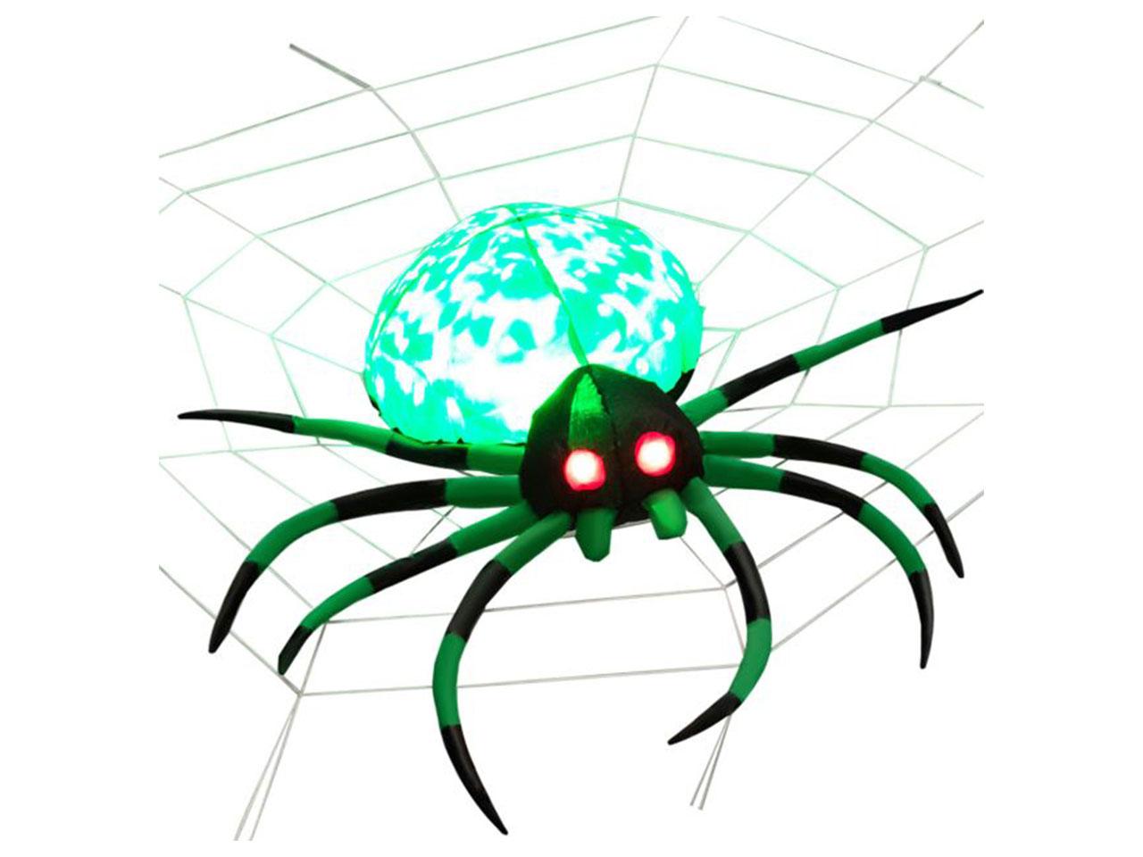 Nafukovací halloweensky pavúk TX10003DE, s pavučinou - A - Záhrada