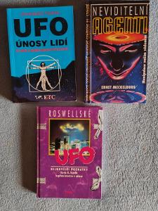 Obria zbierka 7 kníh s UFO tematikou