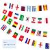 Vlajky MS 2022 / 32 krajín / dekorácie / 6 reťazí / Od 1 Kč € |001| - Dom a záhrada