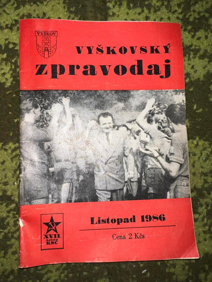 VYŠKOVSKÝ SPRAVODAJ 1986 - Knihy a časopisy