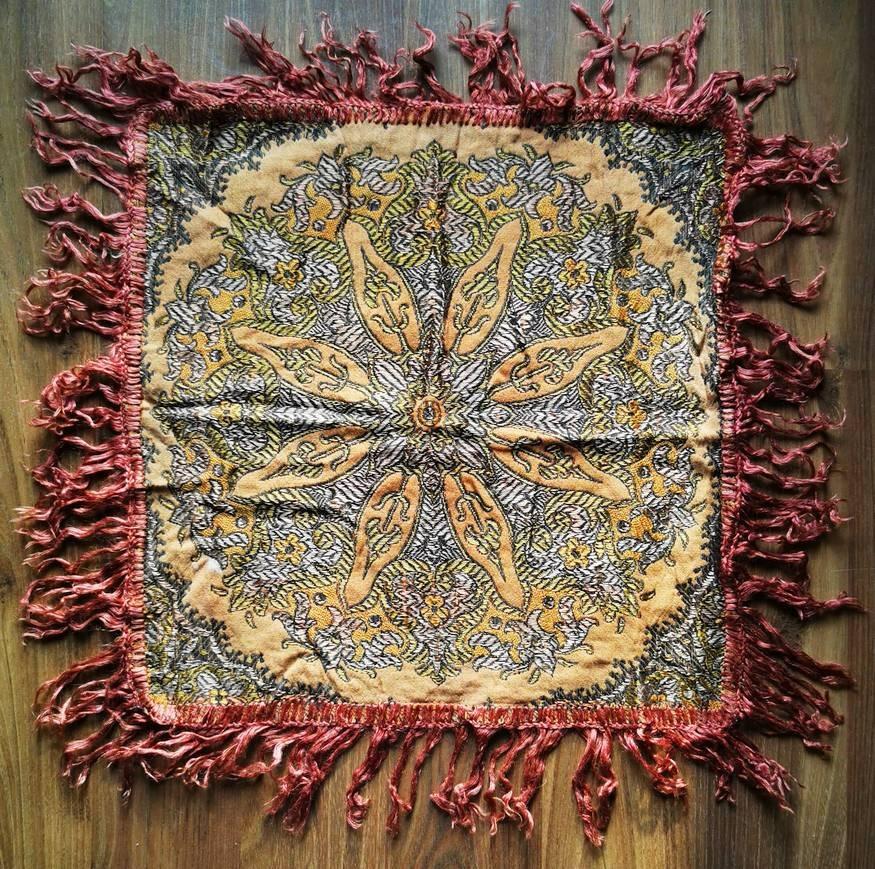 Originál starožitná vytkávaná deka obrúsok orienálna 1 - Starožitnosti a umenie