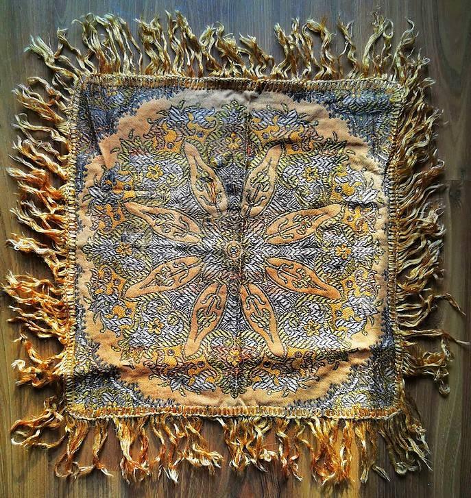 Originál starožitná vytkávaná deka obrúsok orienálna 2 - Starožitnosti a umenie