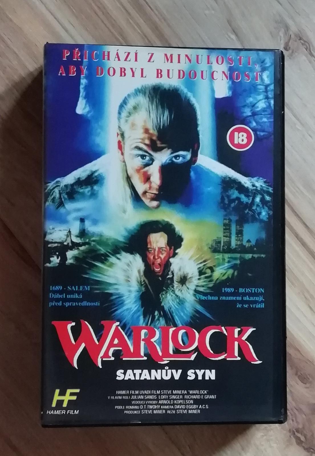 VHS - JULIAN SANDS : WARLOCK : SATANŮV SYN - 1989 | Aukro