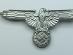 SS čiapkový odznak - orol - zinkové prevedenie - Vojenské zberateľské predmety
