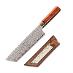 Luxusný KUCHYNSKÝ šéfkuchársky nôž - DAMAŠEK A MAMUT, vrátane púzdra - Vybavenie do kuchyne