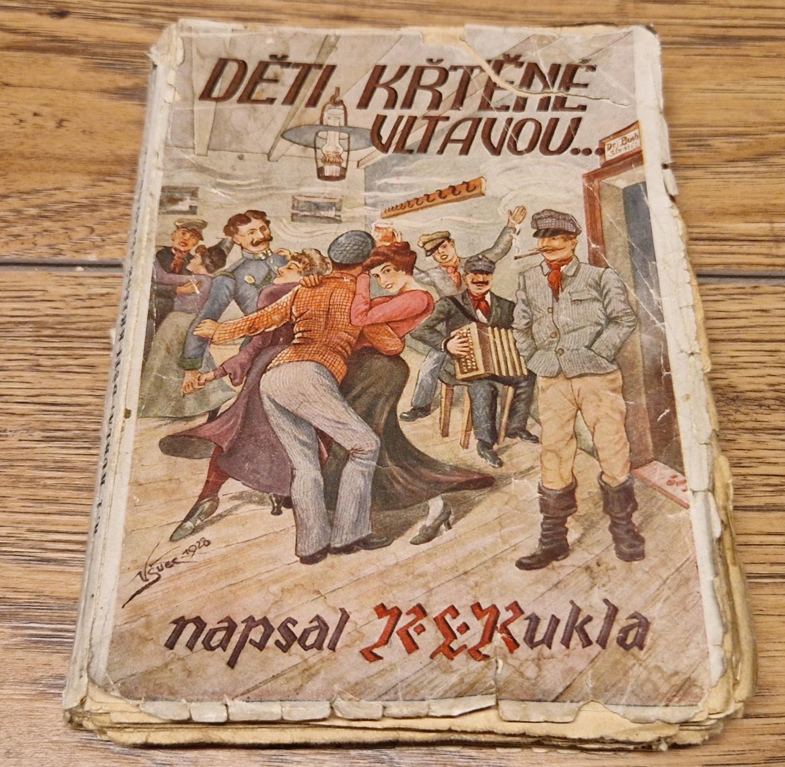 DETI KRSTENÉ VLTAVOU 1929 - Starožitnosti a umenie