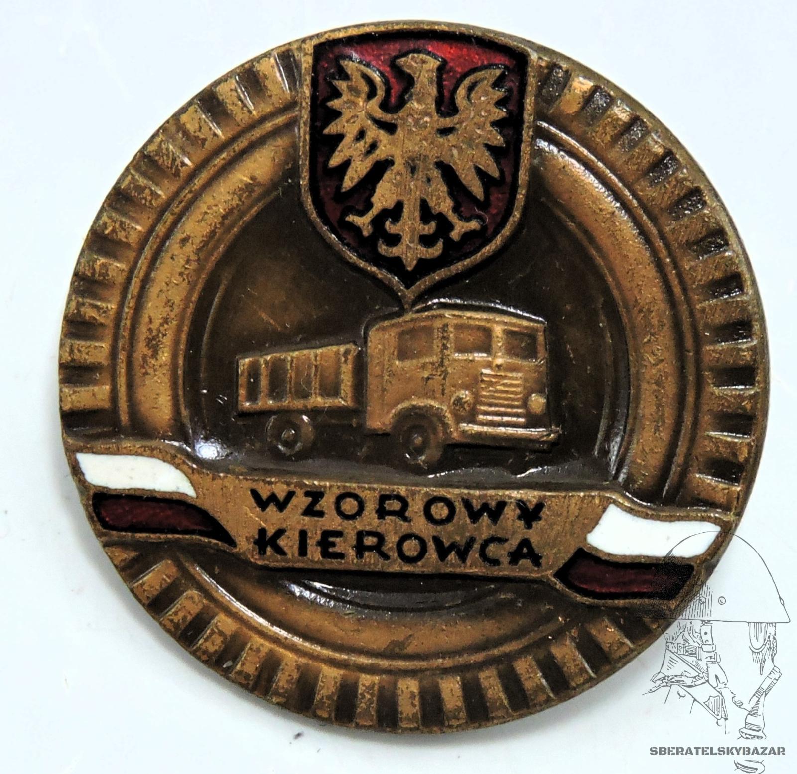 Odznak Vzorný vodič Poľsko - Zberateľstvo