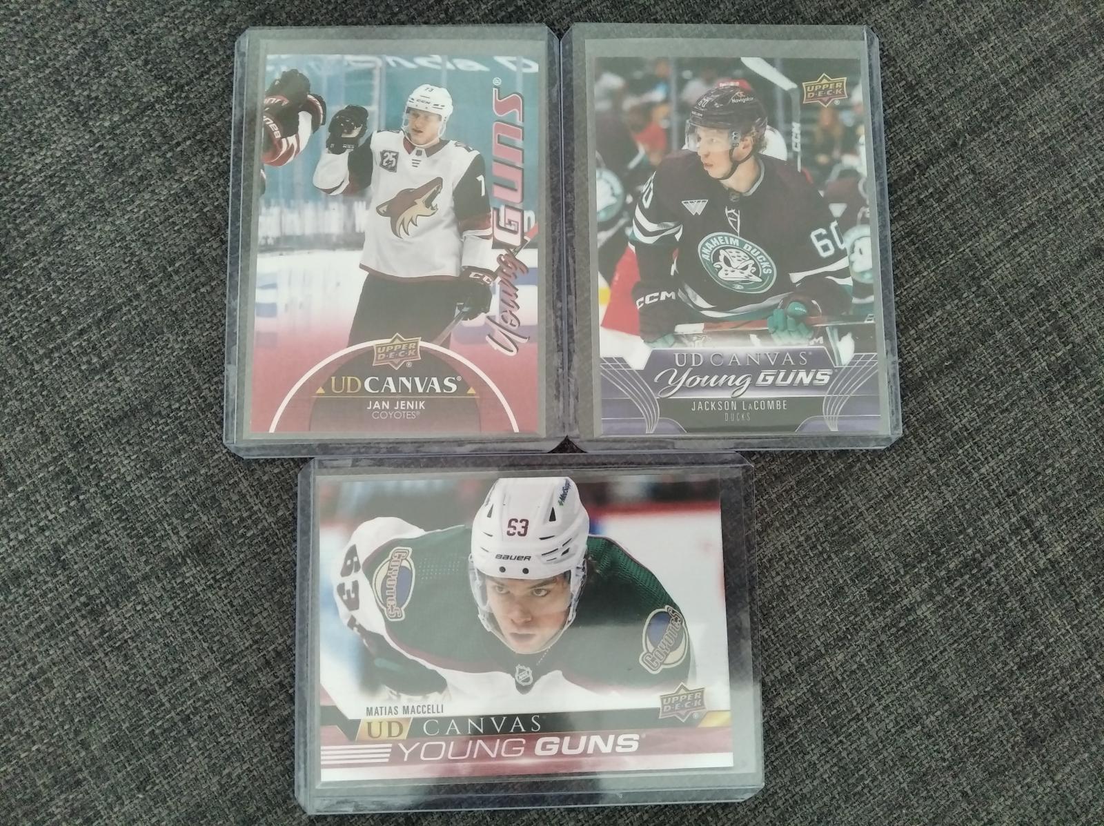 Lot hokejových kariet - 22x ( limity + young guns ) - Hokejové karty