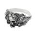 Elegantný strieborný prsteň pre mužov v gotickom štýle - Santa Muerte - Šperky