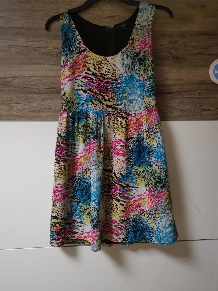 Farebné letné šaty - Dámske oblečenie