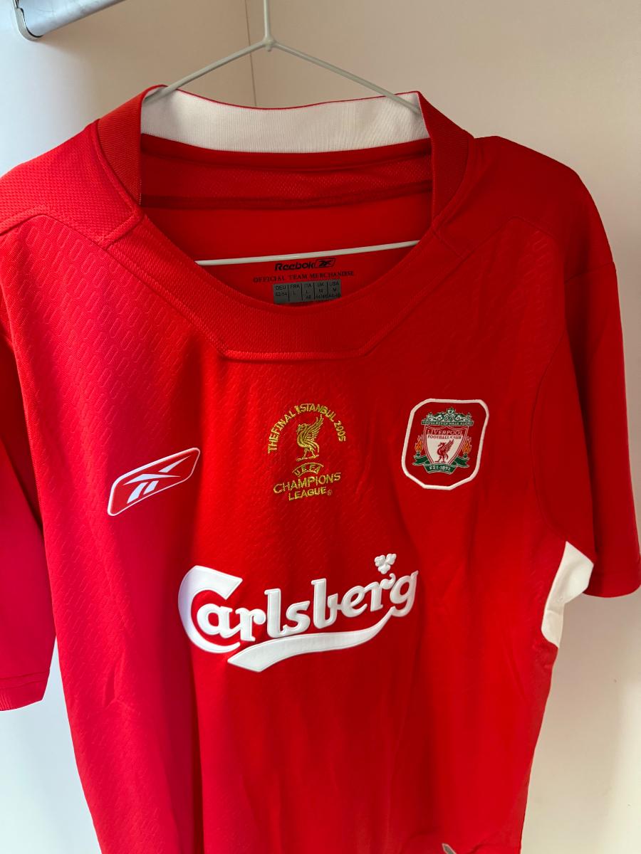 Futbalový dres Liverpool #11 Šmicer - Vybavenie pre kolektívne športy