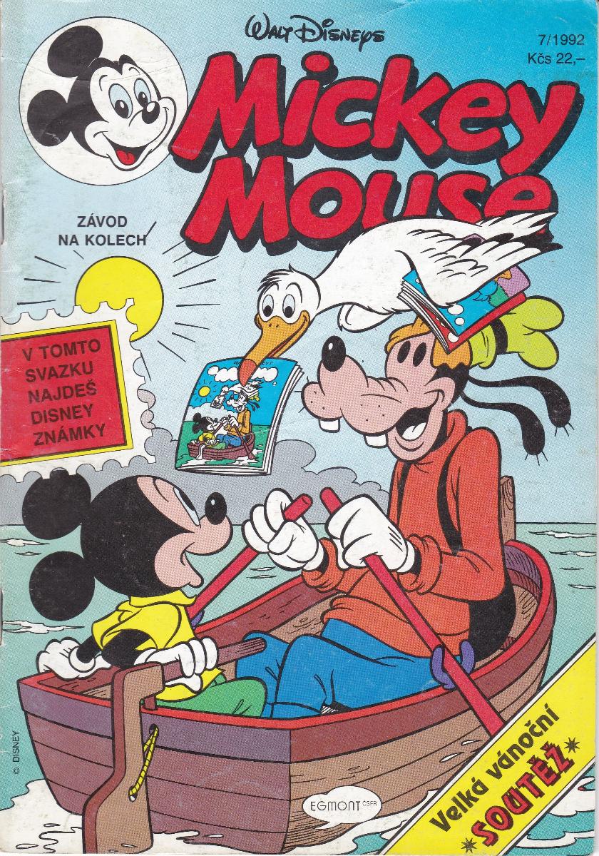Mickey Mouse - Preteky na bicykloch - 7/1992 - Knihy a časopisy