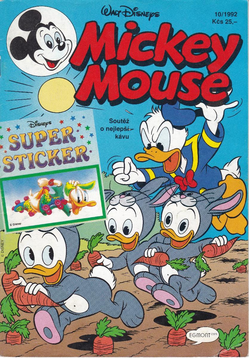 Mickey Mouse - Súťaž o najlepšiu kávu - 10/1992 - Knihy a časopisy