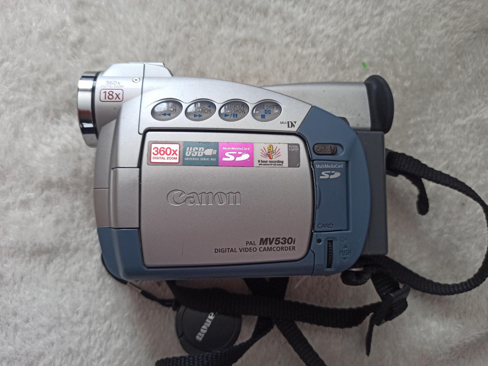 Videokamera Canon MV530i (čítajte popis) - TV, audio, video