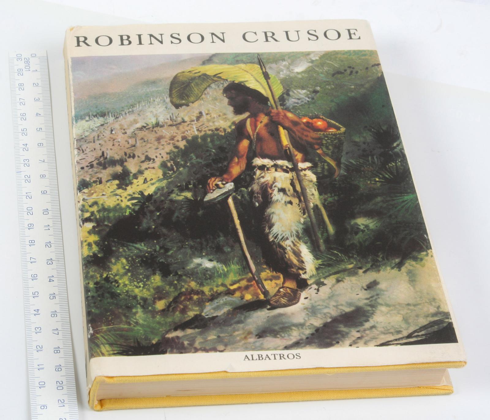 Robinson Grusoe - Albatros 1977, Ilustrácia Z. Burian. - Knihy a časopisy