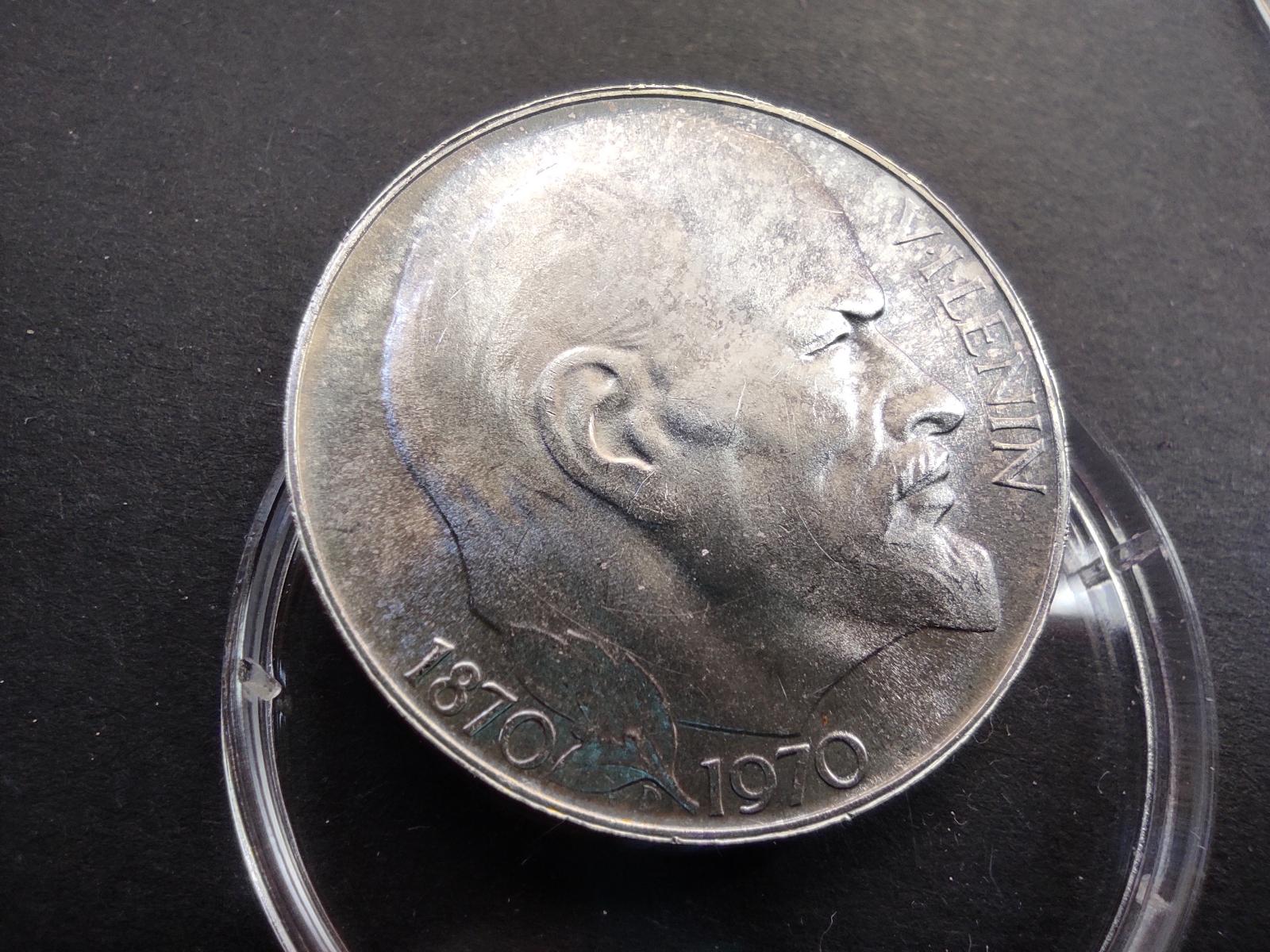 50 Koruna 1970 Pamätné mince - V.I. Lenin - Numizmatika