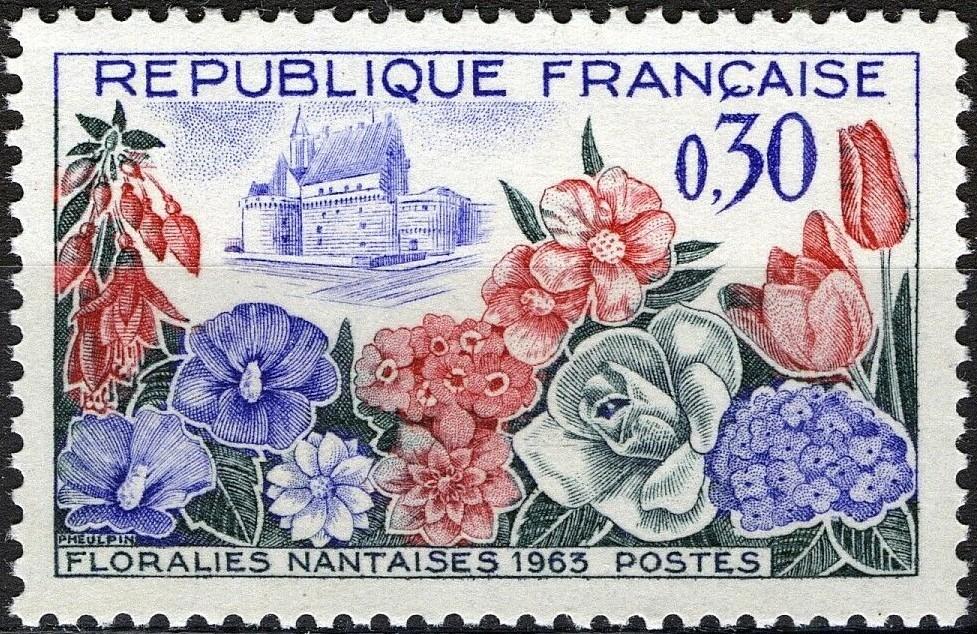 Francúzsko 1963 Výstava kvetov v Nantes Mi# 1422 - Známky