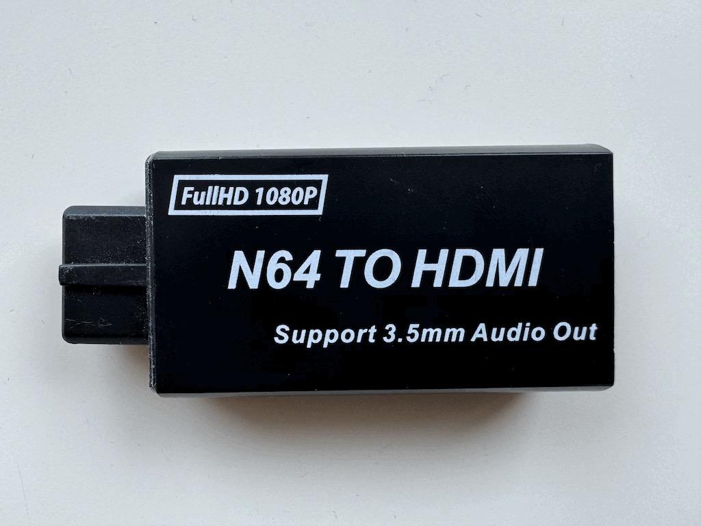Adaptér AV > HDMI pro Nintendo 64 (N64) a GameCube (GCN) - Počítače a hry
