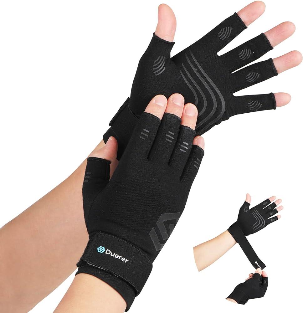 Duerer kompresné rukavice na artritídu s popruhmi vel.M - Lekáreň a zdravie