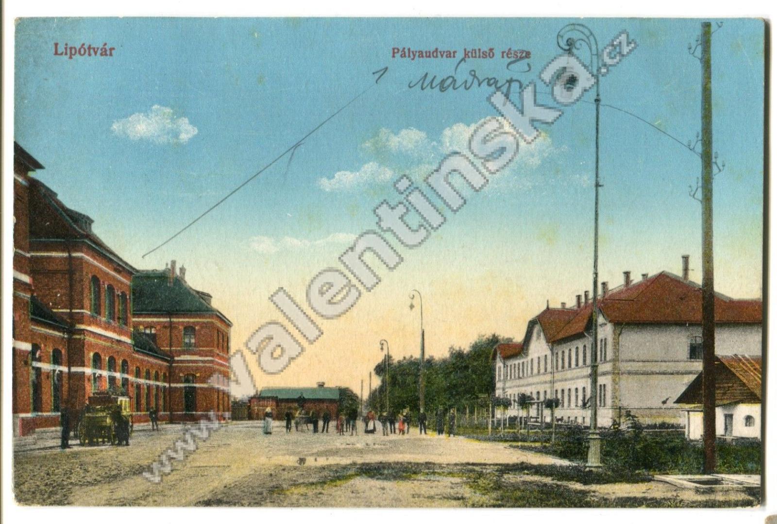 Leopoldov Lipotvar, stanica, , Hlohovec - Pohľadnice miestopis