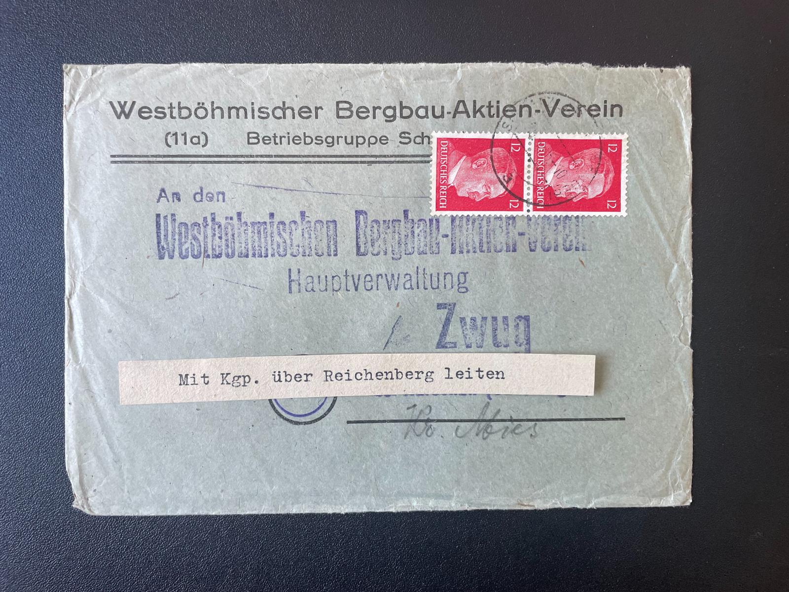 DR, Deutsches Reich, Firemný list - Známky Európa