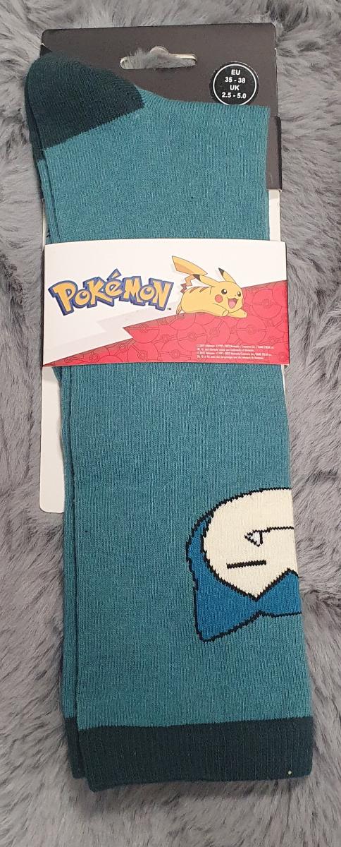 Podkolienky Pokémon - Snorlax 35 - 38 modré + doklad - Dámske oblečenie