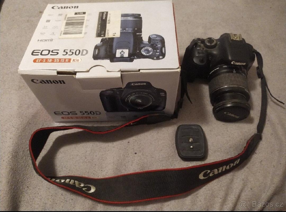 Canon EOS 550d s objektívom EF-S 18-55 - Foto