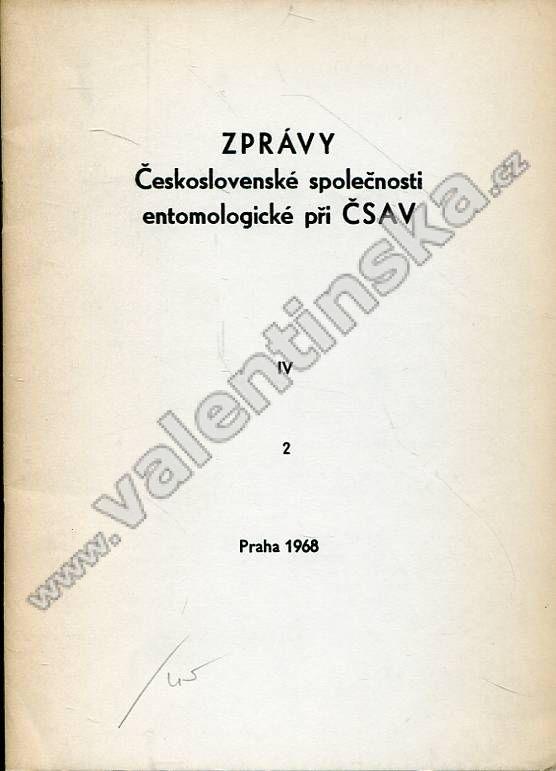 Správy Čsl. spoločnosti entomologickej, 2/1968 - Knihy a časopisy