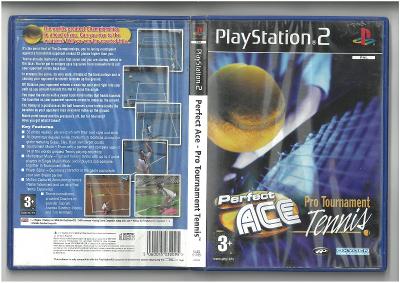 Hra na Playstation 2 tenis PERFECT ACE / PRE TOURNAMENT TENNIS PS2