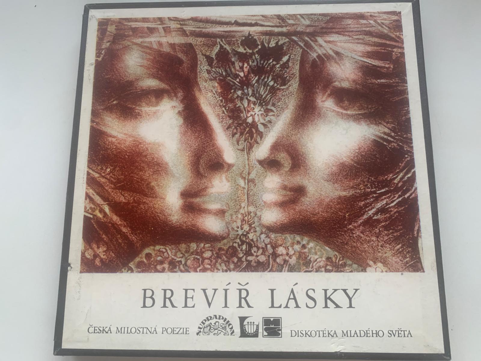 Box 6xSP Česká milostná poézia •BREVÍR LÁSKY• +booklet  - Hudba