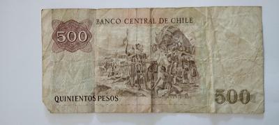Čile 500 Ouinientos pesos