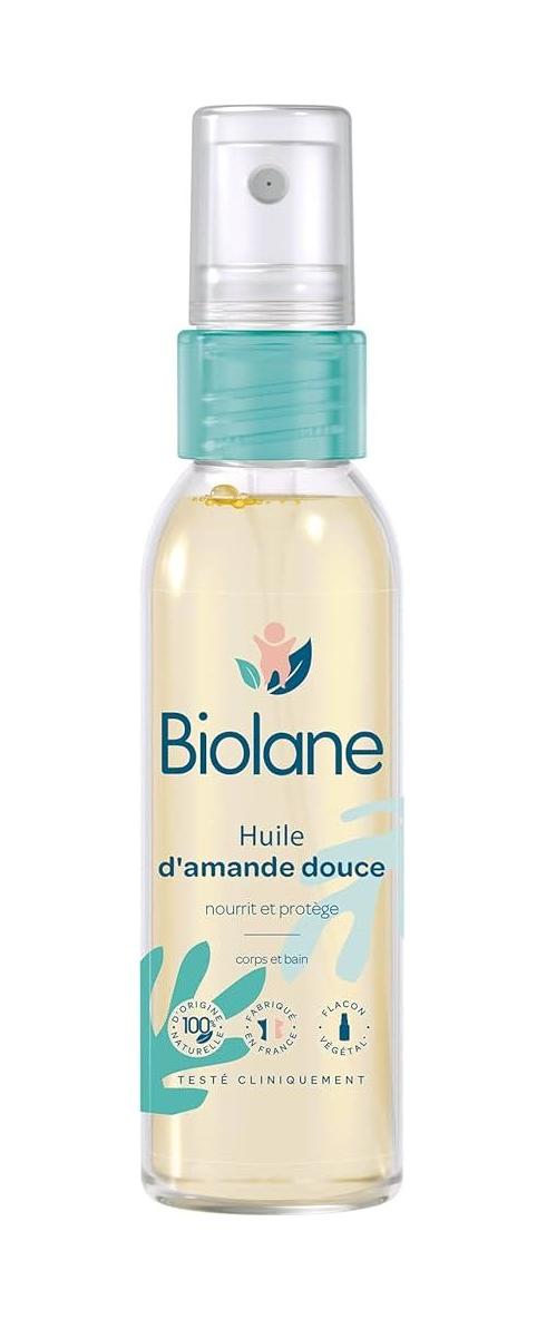 Biolane - Olej zo sladkých mandlí, Hydratuje a chráni pokožku, 75ml - Starostlivosť o dojčatá a batoľatá