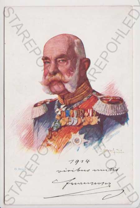 František Jozef I., Brüch - Pohľadnice