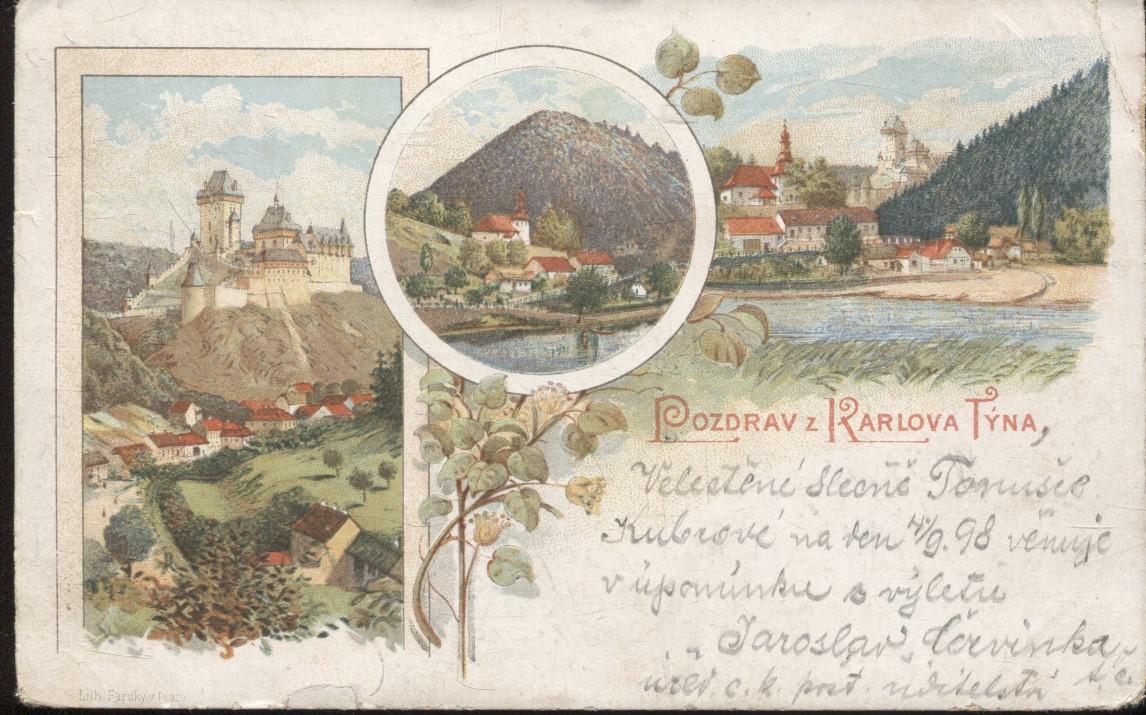 Karlštejn, Beroun (pošk.) - Pohľadnice miestopis