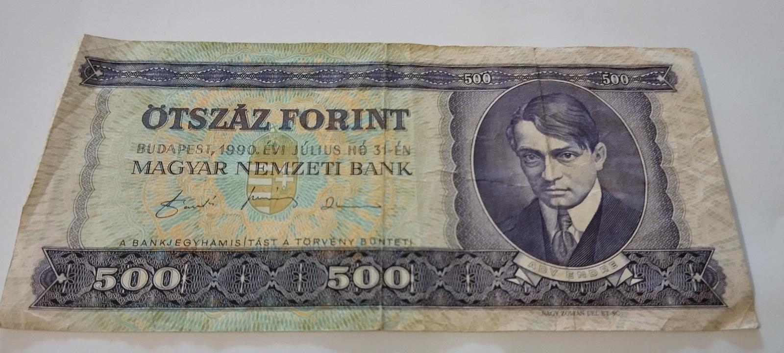 Maďarsko 500 Otszáz forint - Bankovky