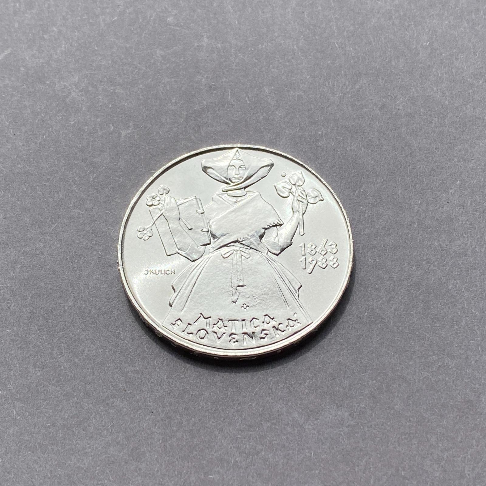 Strieborná minca, 500 Kčs Matica Slovenská - S 240404/17 - Numizmatika