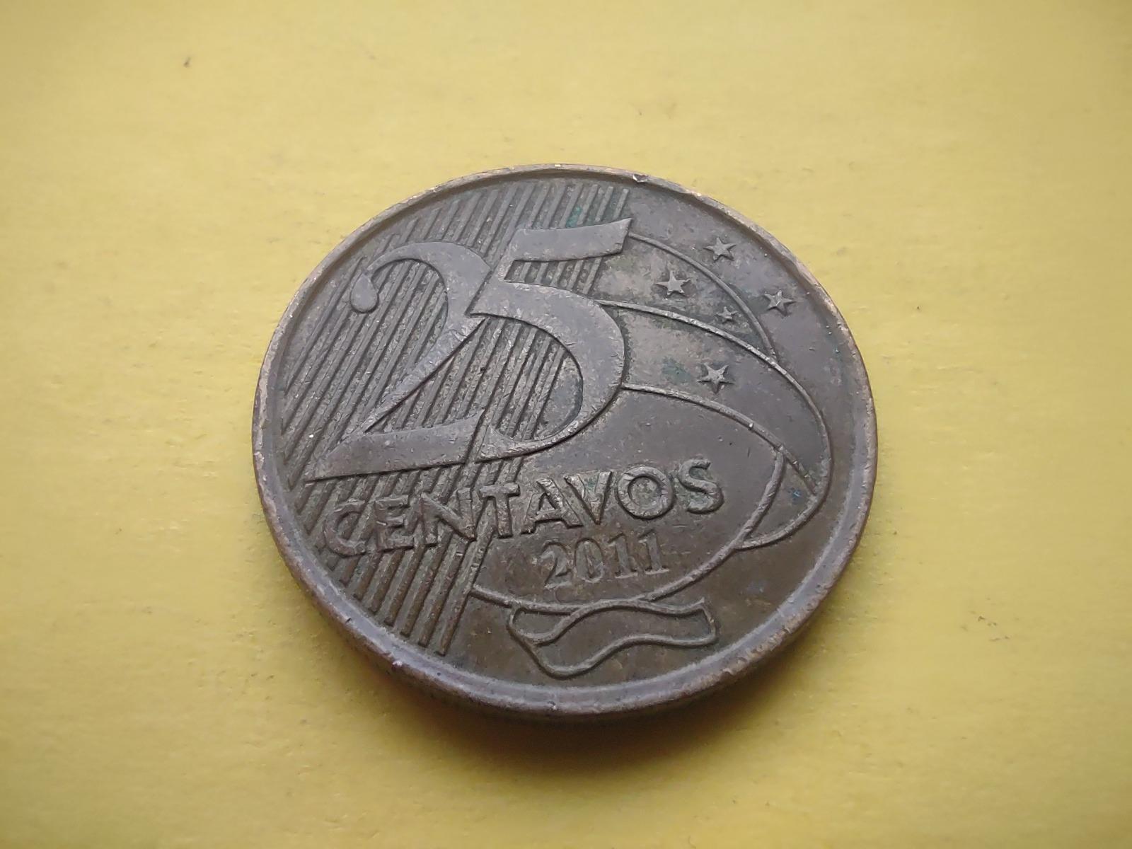 25 centavos 2011 Brazília - Zberateľstvo