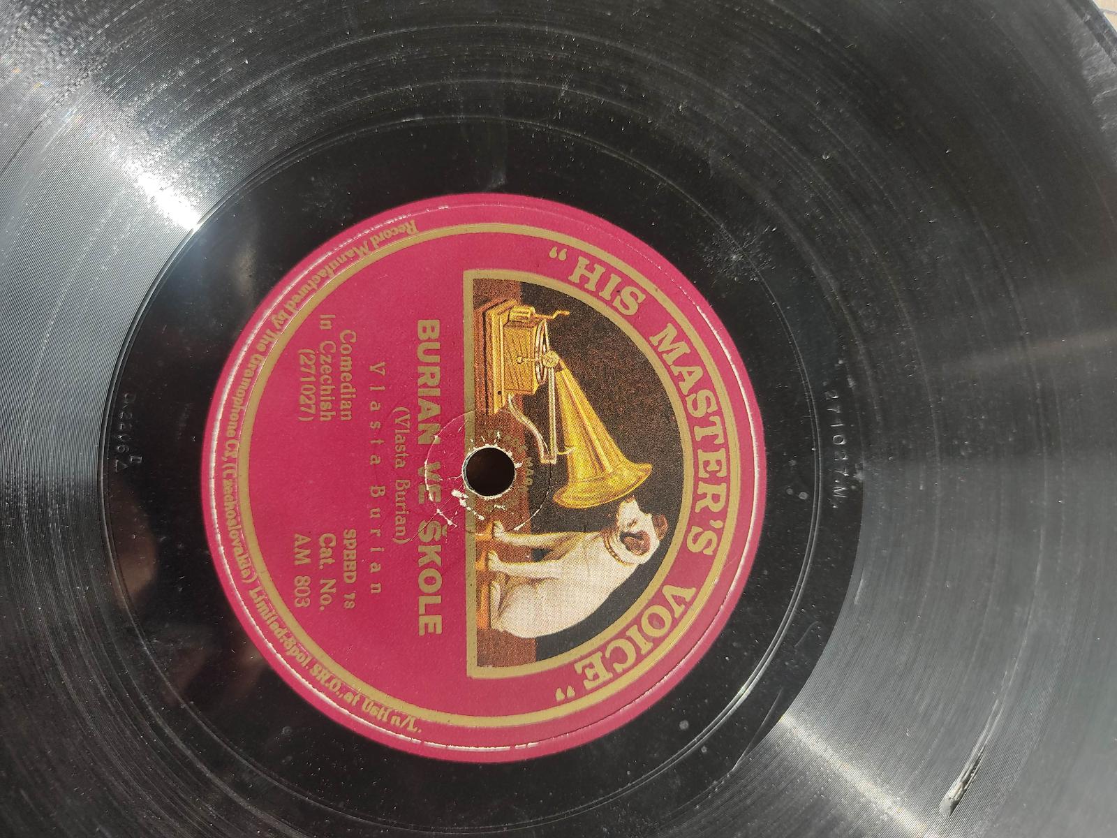 staré gramofónové dosky - Starožitnosti