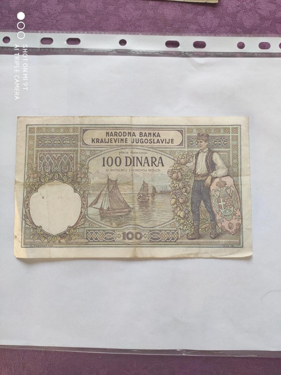 100 dinárov 1929 - Bankovky
